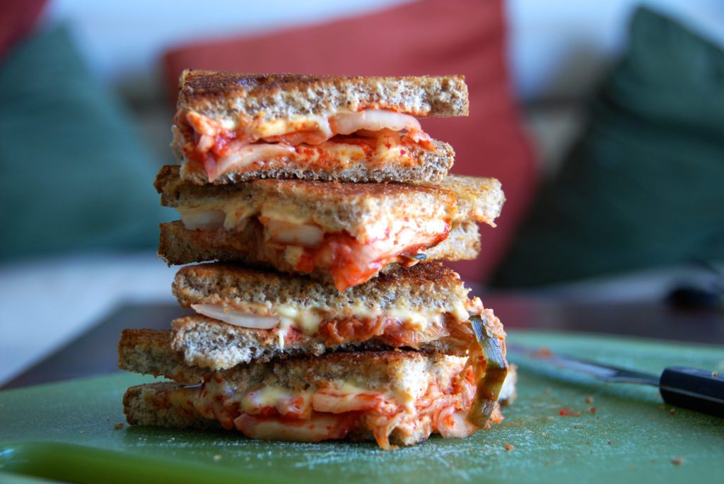 kimchi grilled cheese stack2