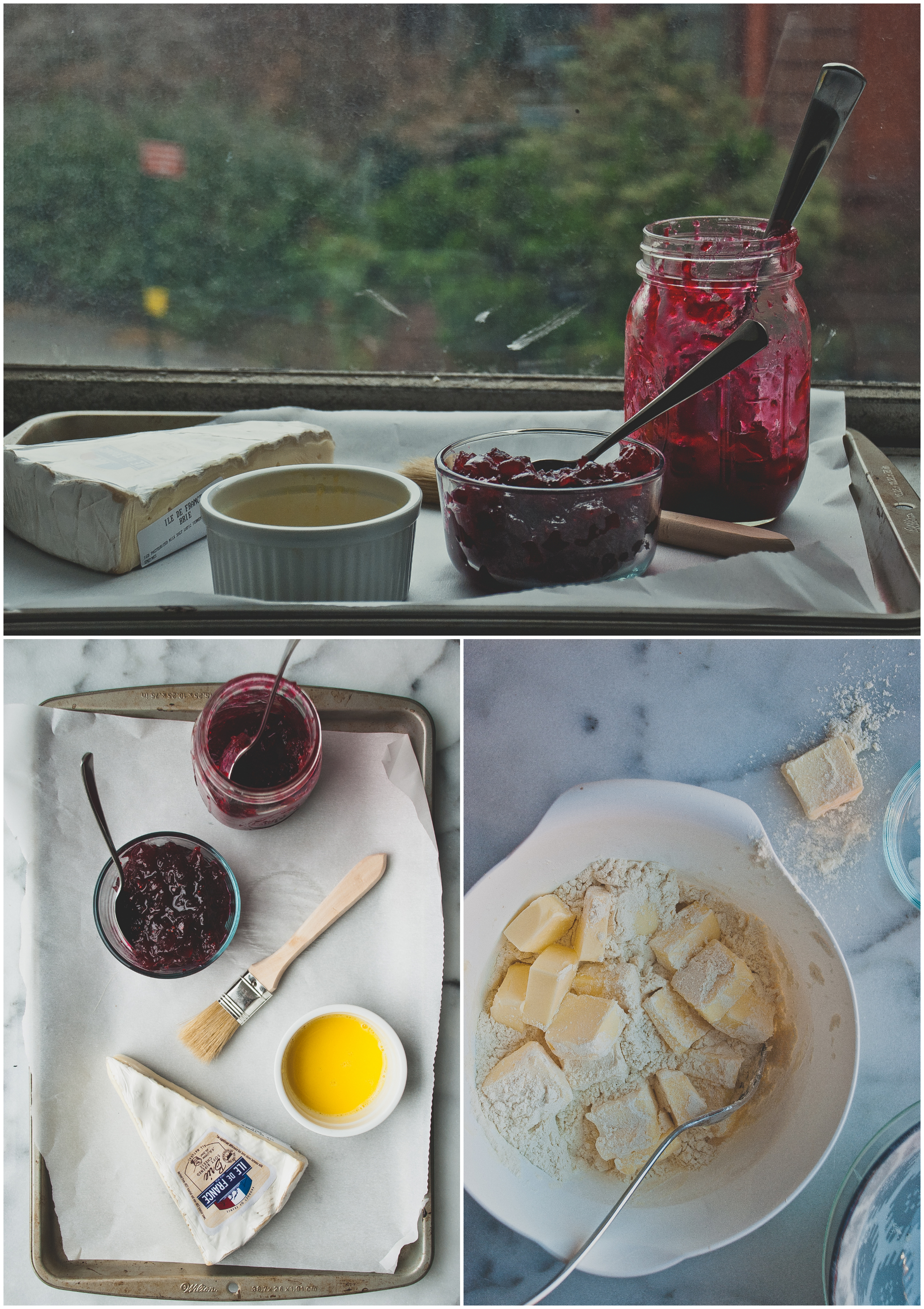 Cranberry Brie Puff Pastries