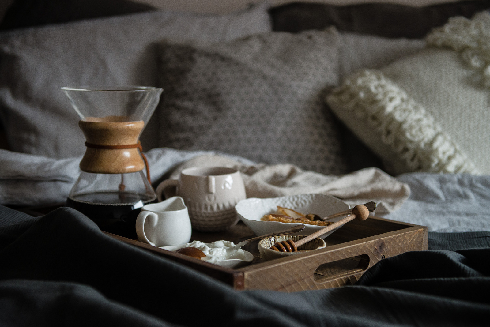 Столик для кофе в постель