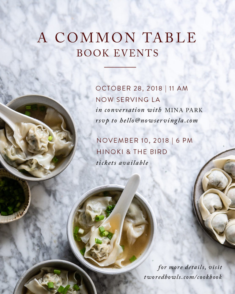 a common table:  events and preorder fun!