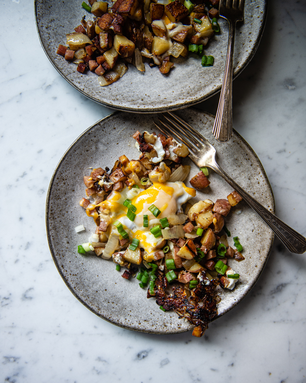 Blank Canvas Breakfast Hash And Life Lately Two Red Bowls